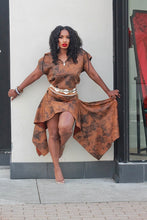 Load image into Gallery viewer, Can't Rock It Suede Trumpet Skirt Set