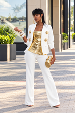 Load image into Gallery viewer, Classy Girl Pant Set - White