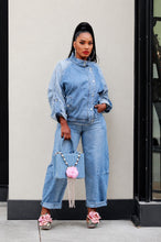 Load image into Gallery viewer, Go Hard On Em Denim Pant Set