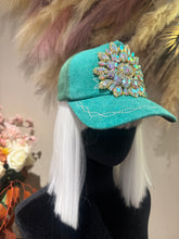 Load image into Gallery viewer, Blinged Out Babe Custom Made Leather Caps