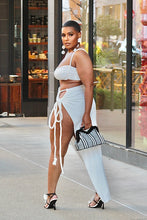 Load image into Gallery viewer, Wild and Sassy Braided Skirt Set- White