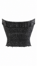 Load image into Gallery viewer, Button Me Bad Denim Tube Top