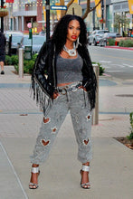 Load image into Gallery viewer, Blinged Out Superstar Wide Leg Pants