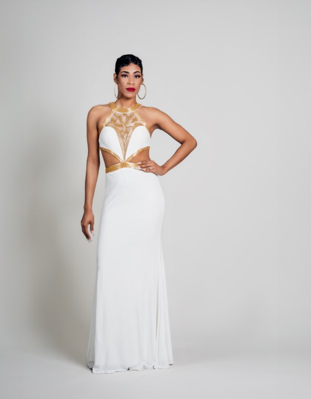 Cleopatra Goddess Gown Prom Dress