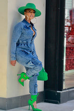 Load image into Gallery viewer, In My Pocket Denim Jumpsuit