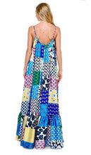 Load image into Gallery viewer, Mix It Up Maxi Dress- Blue