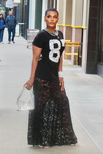 Load image into Gallery viewer, 87 Ways Graphic Maxi Dress- Black
