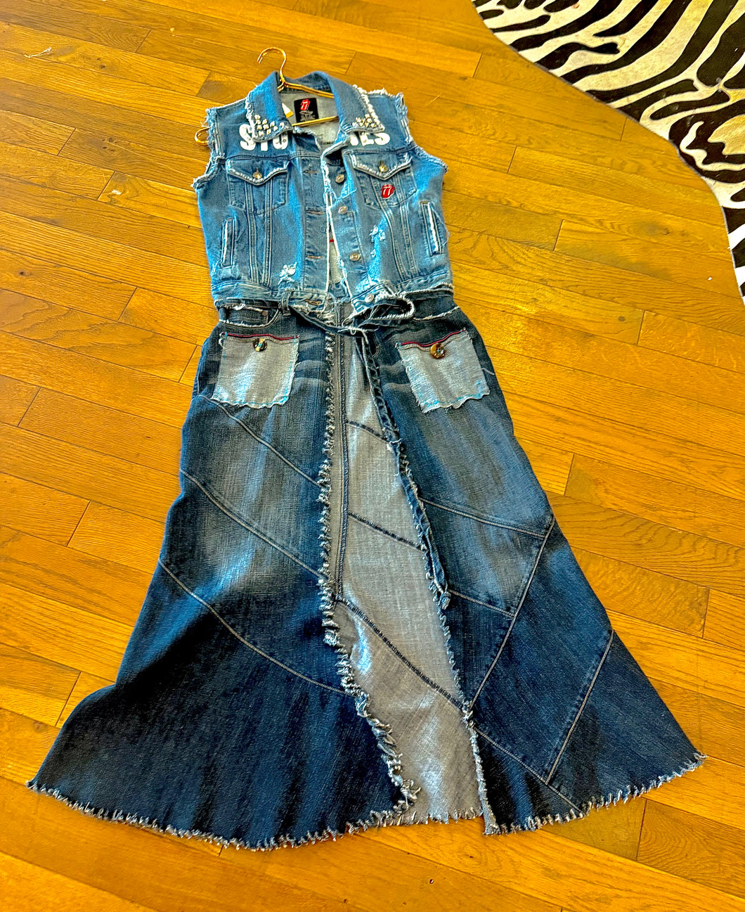 (Pre Order) One and Only Denim Maxi Vest