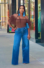 Load image into Gallery viewer, Can&#39;t Lace With Me Wide Leg Jeans