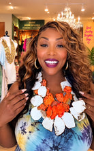 Load image into Gallery viewer, Orange Jasper Statement Necklace