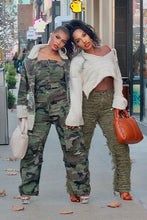 Load image into Gallery viewer, Get It Girl Camo Cargo Jumpsuit