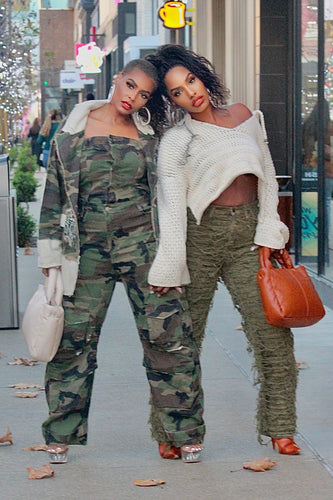 Get It Girl Camo Cargo Jumpsuit