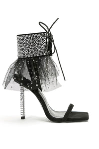 Crystal Ankle Ballerina Heel