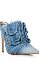 Load image into Gallery viewer, Piece Me Together Denim Heel