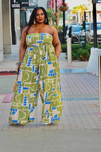Load image into Gallery viewer, Tribal Girl Linen Wide Leg Jumpsuit