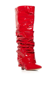 Such A Slouch Boot - Cherry