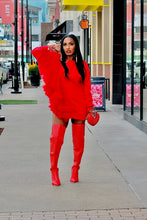 Load image into Gallery viewer, Love That Tulle Sweatshirt- Cherry