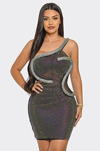 Load image into Gallery viewer, She's A Star Bling Mini Dress