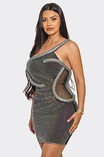 Load image into Gallery viewer, She's A Star Bling Mini Dress