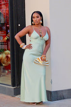 Load image into Gallery viewer, Dream Girl Maxi Dress- Sage