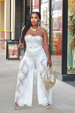 Load image into Gallery viewer, My Eyelet Dream Corset Set- White
