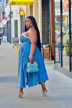 Load image into Gallery viewer, She’s Got That Denim Maxi Dress