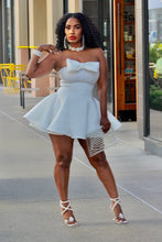 Load image into Gallery viewer, Sitting Pretty Mini Baby Doll Dress - White