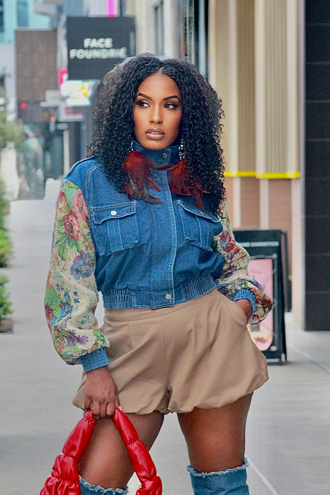 Tapestry Denim Jacket