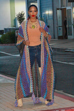 Load image into Gallery viewer, Knit It To Me Oversized Cardigan- Purple