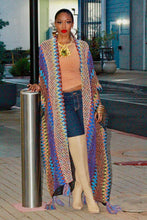 Load image into Gallery viewer, Knit It To Me Oversized Cardigan- Purple