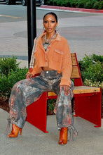 Load image into Gallery viewer, It&#39;s A Hideout Wide Leg Drawstring Pants- Burnt