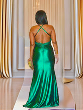 Load image into Gallery viewer, Emerald Green Mermaid Prom Dress