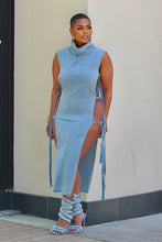 Load image into Gallery viewer, Snap Out Of It Denim Dress