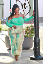 Load image into Gallery viewer, In My Mood High Waist Fringe Pants- Curvy Brat