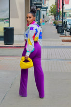 Load image into Gallery viewer, High Waist Trouser- Ultra Violet