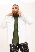 Load image into Gallery viewer, Mens Leather Button Down Jacket- Gentleman