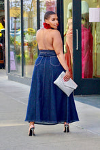 Load image into Gallery viewer, Denim Daydreams Maxi Skirt Set