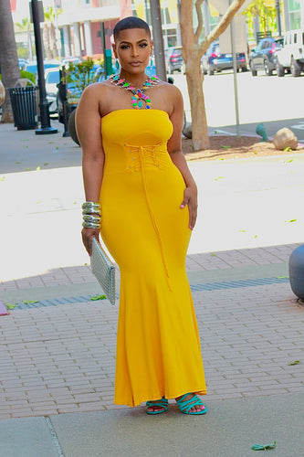 Tie It Down Tube Maxi Dress - Multiple Colors