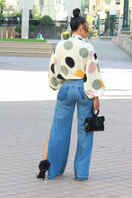 Load image into Gallery viewer, Peek-A-Boo Split Jeans