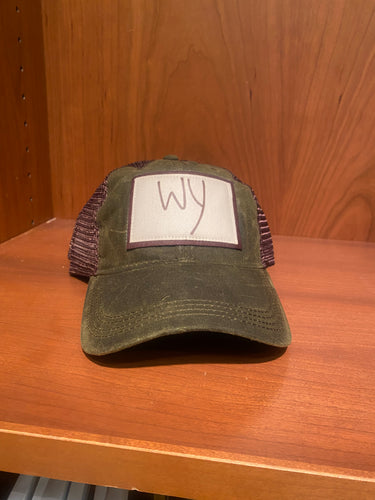 Wyoming Waxed Mens Trucker Hat