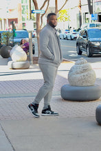 Load image into Gallery viewer, Quilted Mens Jogger Set- Grey