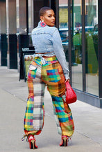 Load image into Gallery viewer, Piece Me Together Drawstring Pants- Vibrant