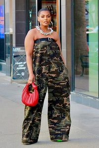 Buckle Up Camo Jumpsuit