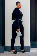 Load image into Gallery viewer, Wrapped In Bandage Jumpsuit- Black