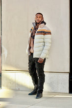 Load image into Gallery viewer, Mens Zip Up Puffer Coat