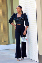Load image into Gallery viewer, High Waist Trouser- Black