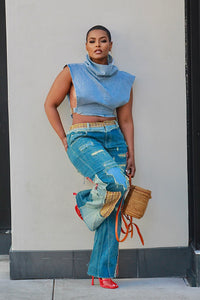Patch Me Up Denim Bottoms