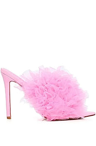 Stepping Into Tulle Heel- Pink