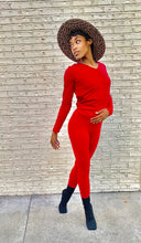 Load image into Gallery viewer, Two Piece V Neck Set - Multiple Colors