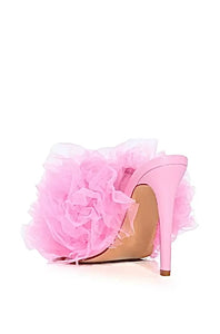 Stepping Into Tulle Heel- Pink